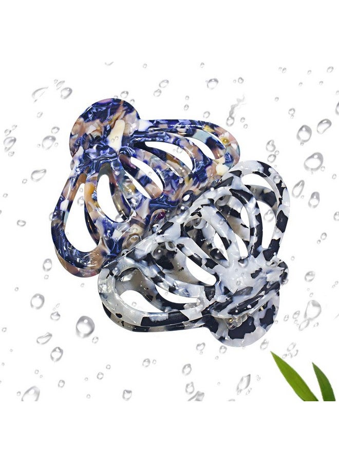 ACCGLORY Bohemian Tortoise Shell Hair Clips For Women Strong Hold Grip Premium Large Claw Clips For Thick Hair Ladies Acrylic Celluloid Medium Classic Boho Hair Clips For Fine Thin Hair Accessories - Image 4