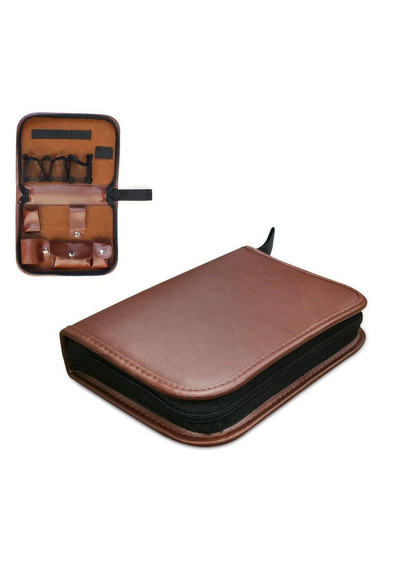 Golf Accessories Bag, Premium PU Leather Organizer for Golf Gadgets - Image 1