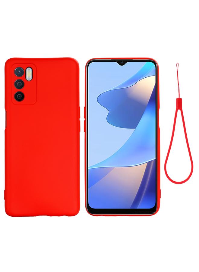 erorex Case For OPPO A16 / A16S Foreign Version Solid Color Liquid Silicone Shockproof Full Coverage Protective Case  - Image 2