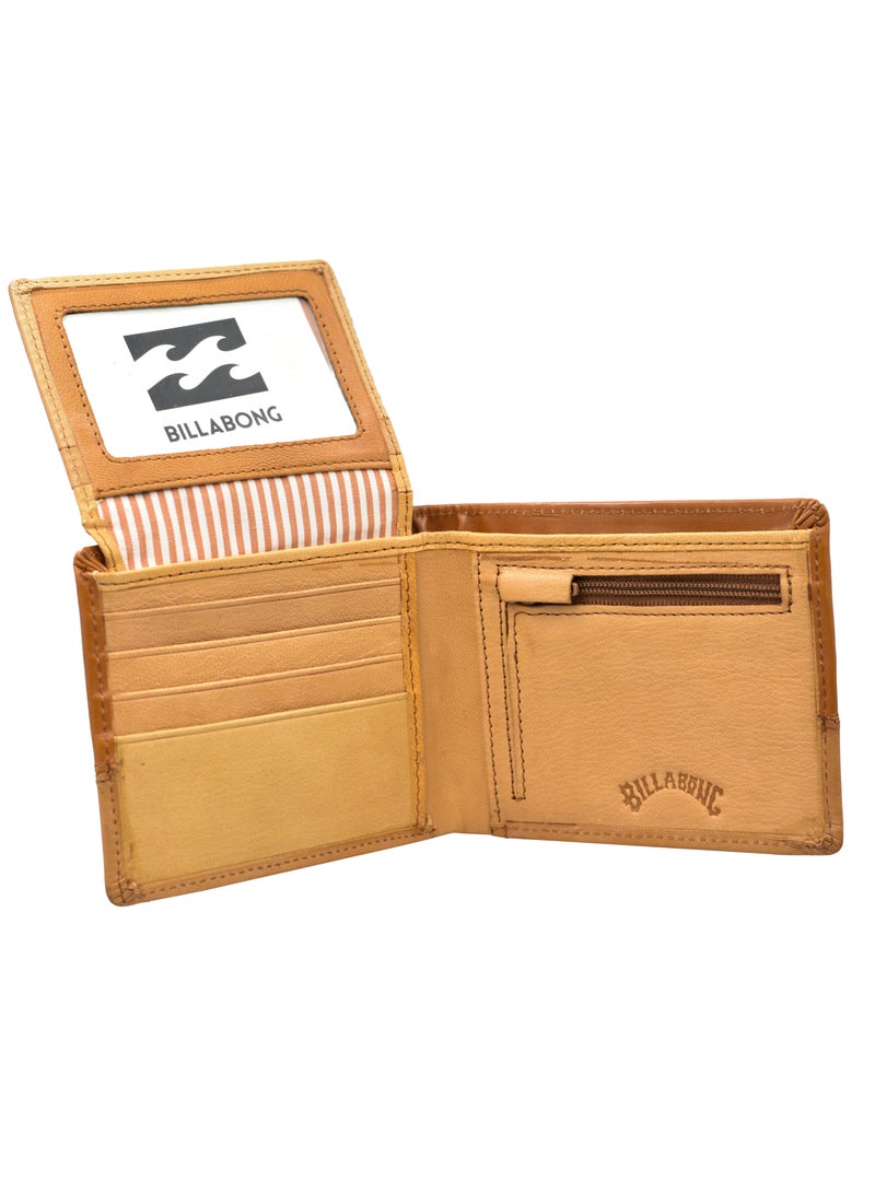 Billabong Mens Genuine Leather Brown Wallet - Image 4