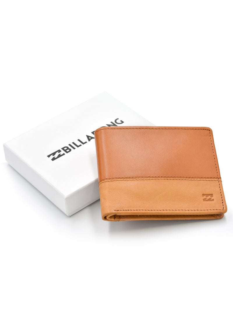 Billabong Mens Genuine Leather Brown Wallet - Image 3