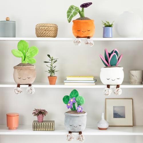 Russ Greenhouse 12Inch African Violet Plant Plush Ultrasoft Official Jazwares Plush Ages 3 - Image 5