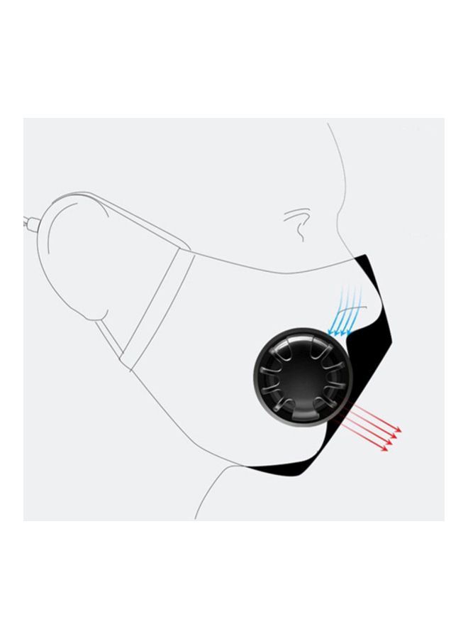 NIBEMINENT Anti-Fog Face Mask With Breathing Valve - Image 4