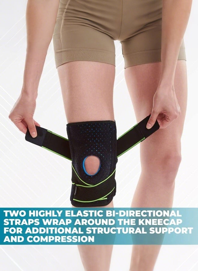 Generic Knee Brace with Side Stabilizers & Patella Gel Pads for Knee Support  - Image 2