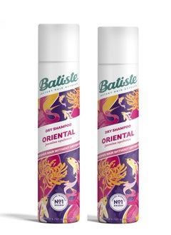 Batiste Batiste Pack Of 2 Dry Hair Shampoo Oriental Jasmine 200ml  - Image 1