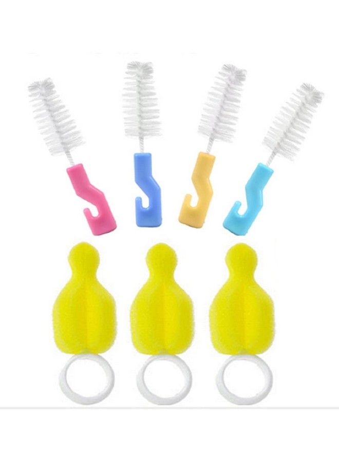 pankdream Baby Nipple Milk Bottle Brush Pacifier Sponge Cleaning Brushes Cleaner Brushing Brush For All Nipples Baby Bottle Coffee Cuprandom Color - Image 2