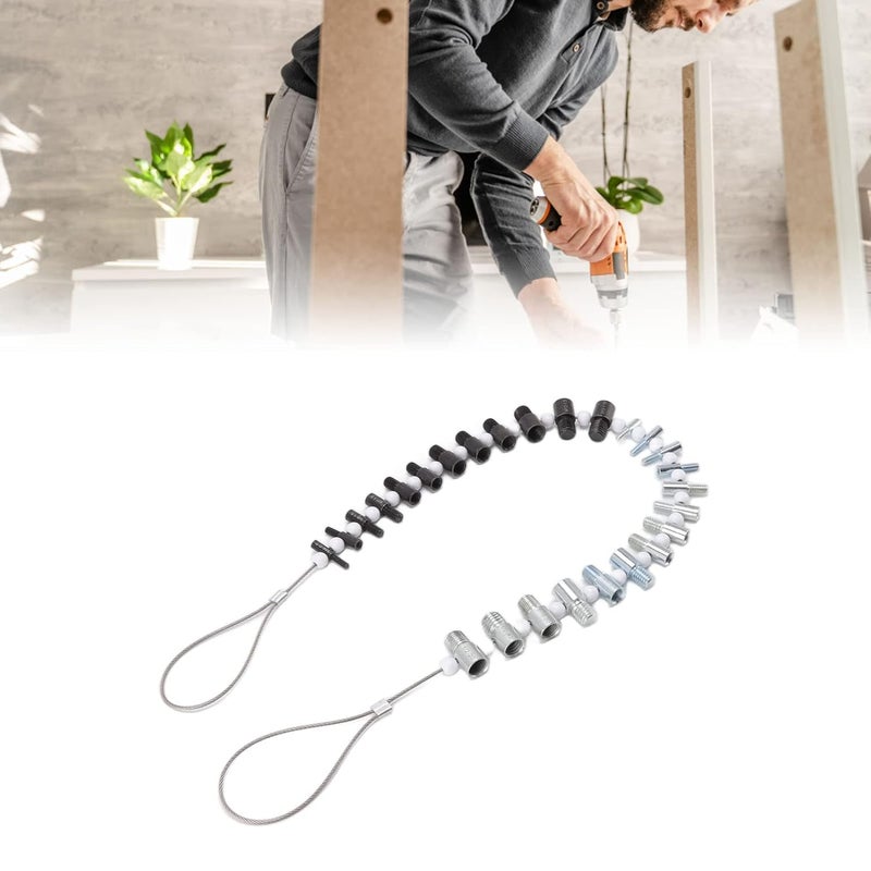 26 Gauge Thread Checker Tool with 14 Inch and 12 Metric Male Female Nuts Screwbolts Identifier - Image 5