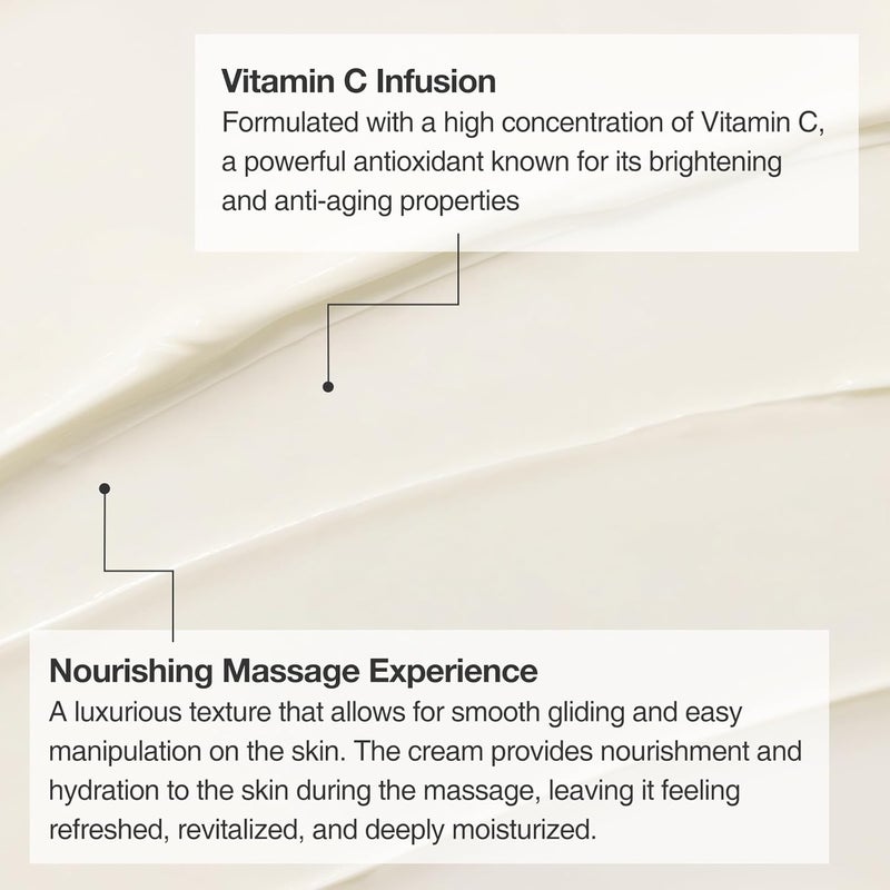 OxygenCeuticals ActiveC Massage Cream  Premium Vitamin C Massage Cream with Centella Asiatica and Hyaluronic Acid Hydrating Professional Skincare 1000ml338 oz - Image 2