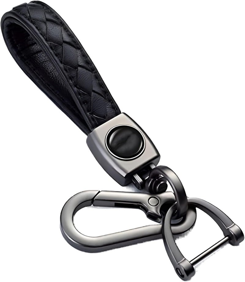 Aputue Genuine Leather Car Keychain - Stylish, Durable & Versatile - Image 1