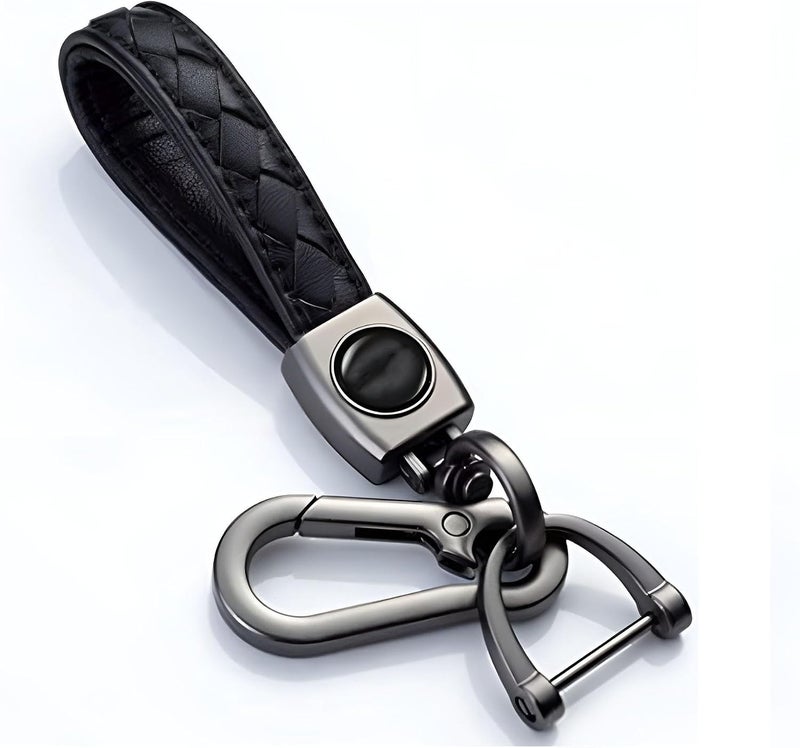Aputue Genuine Leather Car Keychain - Stylish, Durable & Versatile - Image 2