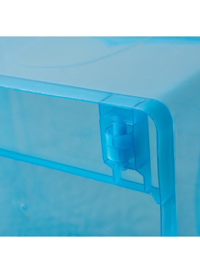 Home Box Rolling 15 L Storage Box with Wheels and Lid - 37x29.5x19.5 cm - Image 4