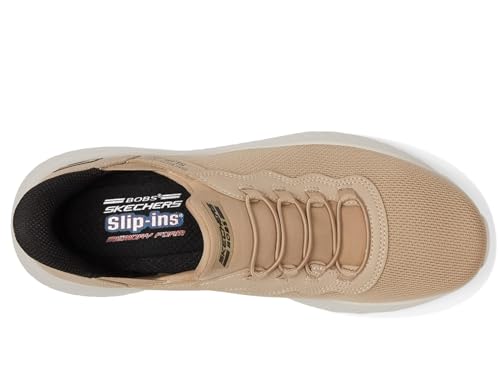 SKECHERS أحذية سكيشرز للرجال بدون استخدام اليدين - بوبس سكواد فوضى - ضجة يومية، تان، 6.5 - Image 3