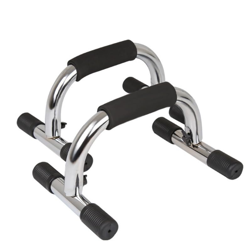 Optimus® Push Up Bar Set Steel Metal For Unisex Home & Gym Exercise Equipment Anti Slip Foam Grips - Image 1