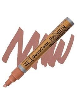 ADOERE ADOERE 350CGLD DecoColor Premium 3 Way Chisel Point Pen Perfect For DIYJournaling Craft Glass Art Scrapbooking Resin Art Chisel Tip 5mm Copper 
