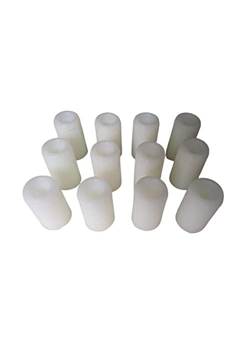 TMC TMC Round Plastic Door Stopper Door Mounted Door Stopper Door Bush Pack of 12 Pieces  - Image 3
