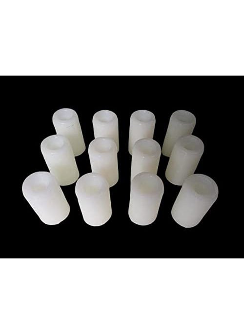 TMC TMC Round Plastic Door Stopper Door Mounted Door Stopper Door Bush Pack of 12 Pieces  - Image 4
