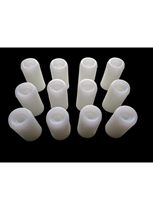 TMC TMC Round Plastic Door Stopper Door Mounted Door Stopper Door Bush Pack of 12 Pieces  - Image 2