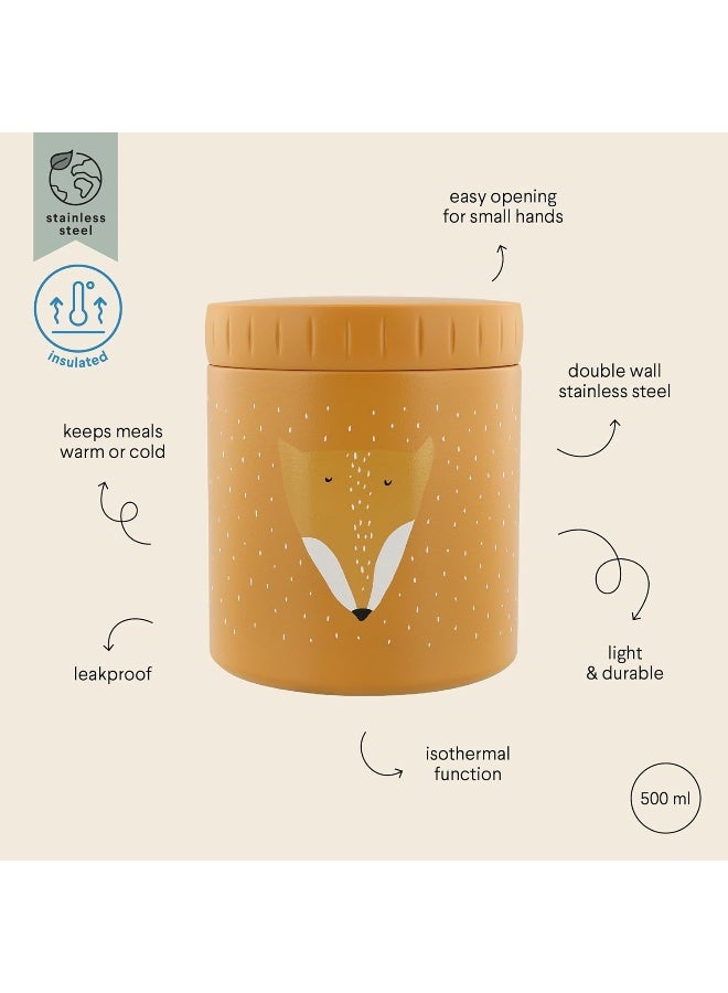 Trixie Stainless Steel Insulated Lunch Box 500ml - Mr. Fox Design - Image 4