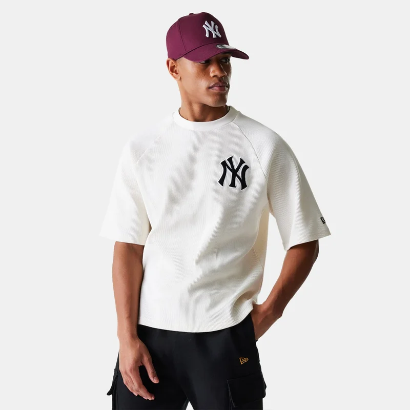نيو ايرا تيشيرت وافل للرجال نيويورك يانكيز