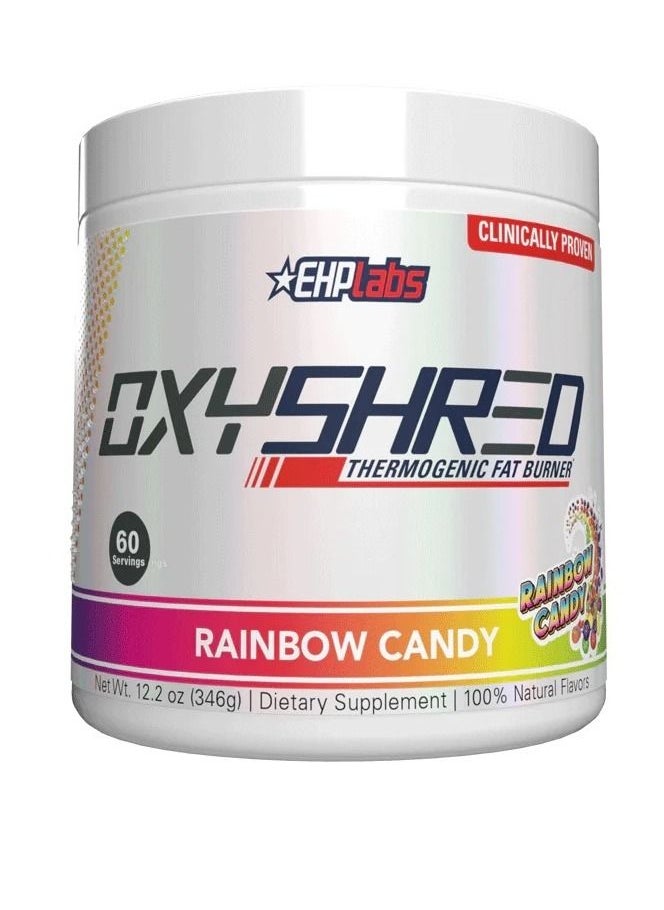 EHP Labs - Oxyshred Thermogenic Fat Burner Rainbow Candy 60 Servings 346g - Image 1