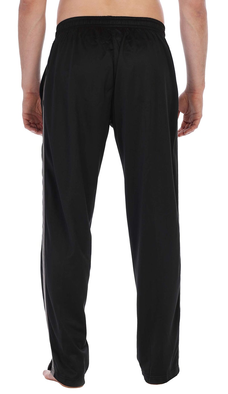 Gioberti Mens Athletic Track Pants, Black Charcoal, Medium - Image 4