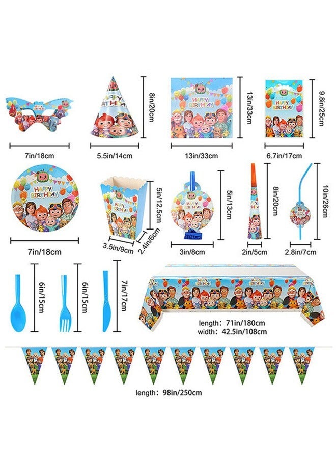 138-Piece Party Supplies Disposable Tableware Set - Image 3