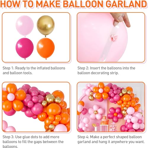 TOYXE Rubber Colorful Balloons Flower Making Arch Kit For Party Decoration Set Of 117 Pieces For Kids|Birthday Party Decorations|Happy Birthday Decoration|Baby Shower Decoration Items,Multicolor - Image 4