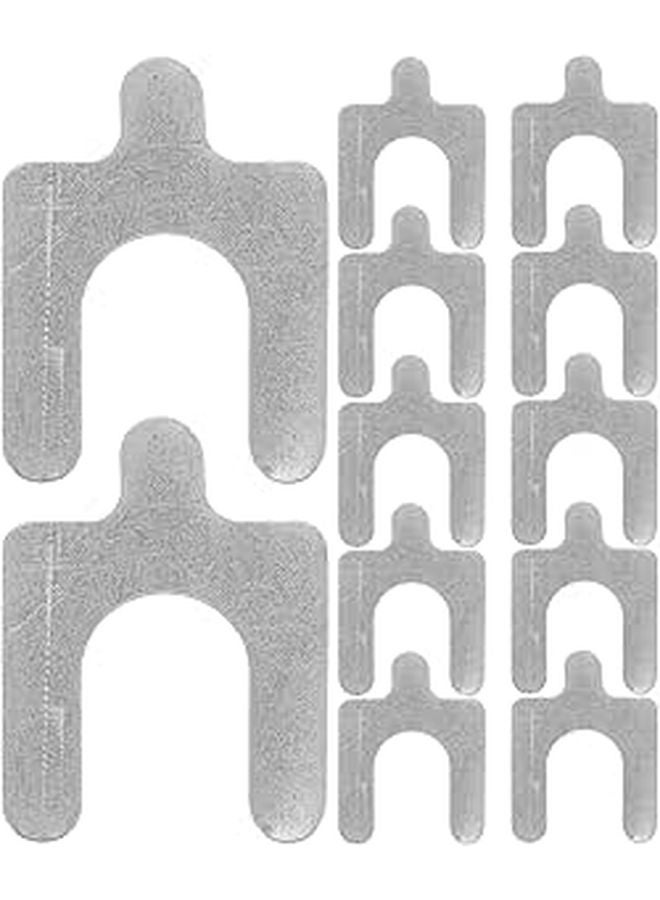 50pcs U Shaped Car Alignment Shims Kit 0 5mm Thickness For Camber Angle Adjustment - Image 1