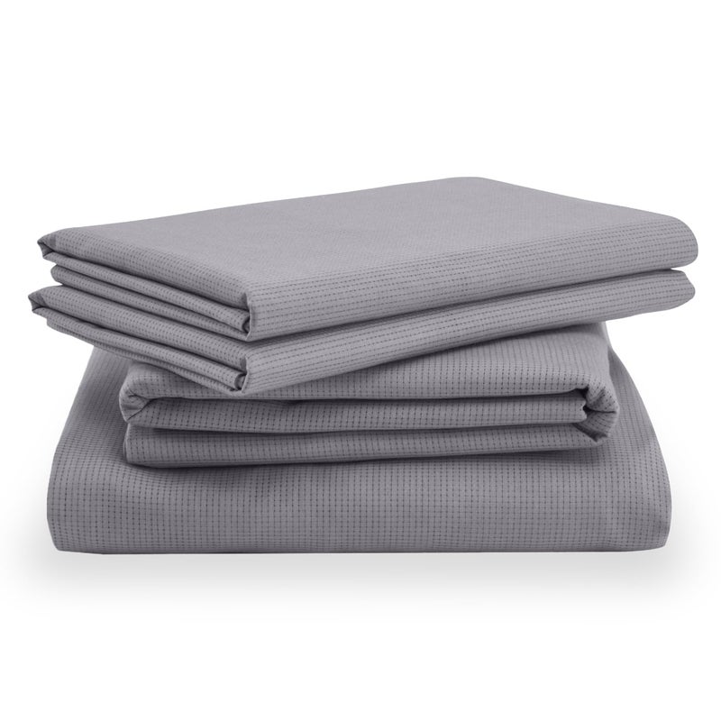 Tempur-Pedic TEMPUR ProAir Sheet Set Cool Gray - Queen - Image 1