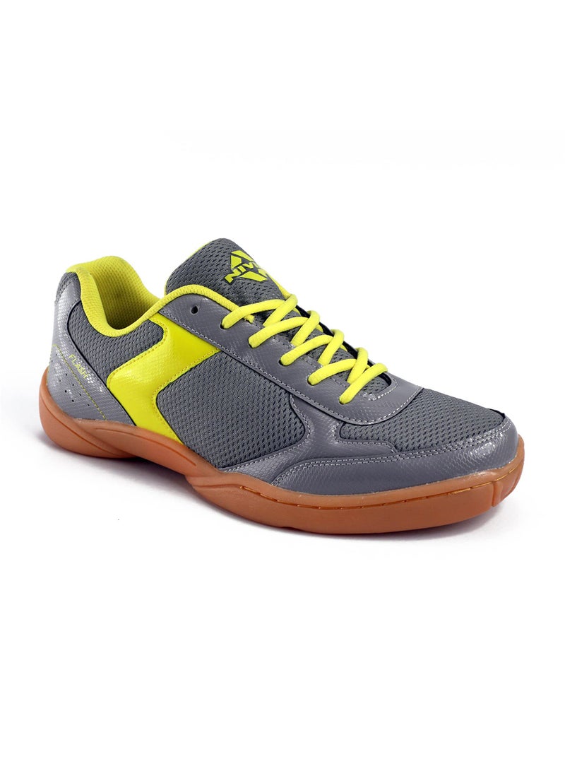Nivia Flash Shoe Badminton Shoes | Size : 8UK / 9US / 42EU | Material Type : Ethylene Vinyl Acetate,Mesh, | Comfortable | Lace Up | Non-Marking Round Sole | Stability & Agility - Image 1