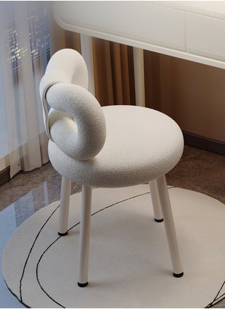 Cream Style High-End Bedroom Back Dressing Chair, Soft Lambskin, Soft Rebound Chair 36*36*67CM - pzsku/ZF4F087976C0C323175C6Z/45/1744341740/e68a8f7a-1fc0-4638-9d41-5a105a5cff16