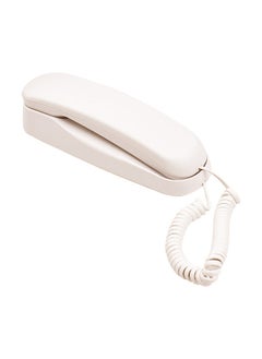 Generic Mini Desktop Corded Landline Phone Fixed Telephone Wall Mountable Supports Mute/ Pause/Redial Functions for Home Hotel Office Bank Call Center  - Image 1