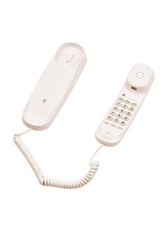 Generic Mini Desktop Corded Landline Phone Fixed Telephone Wall Mountable Supports Mute/ Pause/Redial Functions for Home Hotel Office Bank Call Center  - Image 2