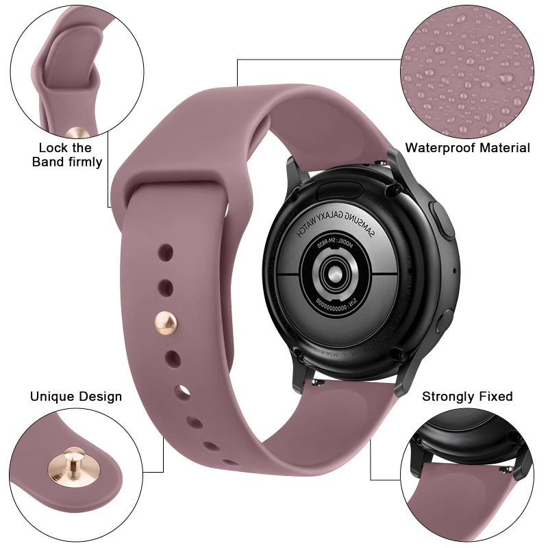 Vanjua Bands Compatible with Garmin Venu 2 Plus / Venu Sq / Venu / Vivoactive 3 Watch Band Women Men, Soft Silicone Sport Replacement Strap for Garmin Vivomove Sport, Vivoactive 3 Music, Forerunner - Image 3