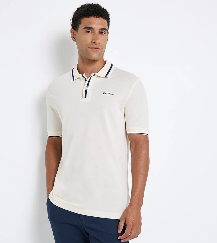 Ben Sherman Ben Sherman Men's Short Sleeve Solid Polo Tees