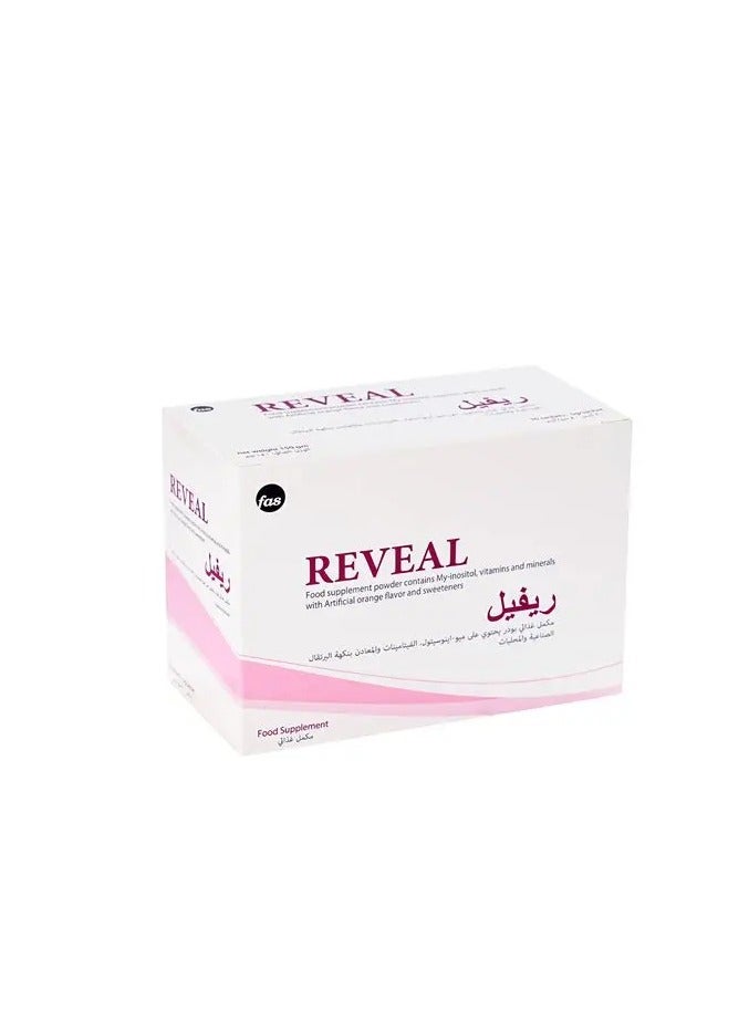 fas Reveal Myo-Inositol Food Supplement - 30 Sachets - Image 1