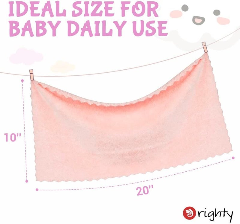 Orighty Baby Burp Cloths - 8 Pack - Image 4