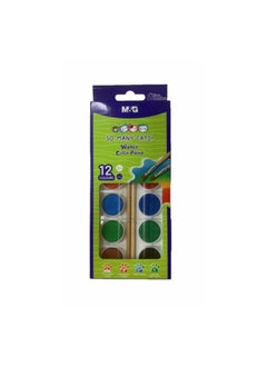 M&G M&G Chenguang So Many Cats Water color Paint 12 Colors free 2 brush - No: APL976K4  - Image 1