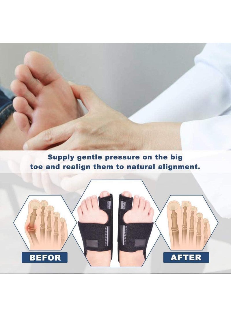 Sweet seven Bunion Corrector Bunion Splint Orthopedic Big Toe Straightener Non-Surgical Hallux Valgus Correction Hammer Toe Straightener Toe corrector for Pain Relief Fits Men and Women  - Image 3