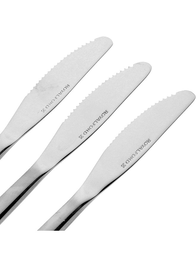 Royalford 3Pcs Dinner Knife 4mm , RF7234 - Image 3