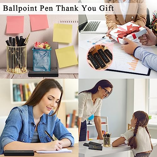 PerKoop 10 Set Thank You Gifts Ballpoint Pens with Gift Boxes Bulk Christmas Appreciation Gifts for Employee Coworker Nurse Teacher Staff Team Member Office Supplies(Black,Mixed) - Image 4