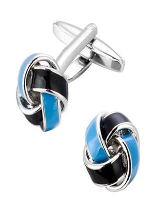Blue And Black Twist Extreme Classic Mens French Shirt Cufflinks - pzsku/ZF4F0EBABD3A8510AD09AZ/45/_/1634041122/e62d0983-8376-4d89-889f-7b7aa08003de