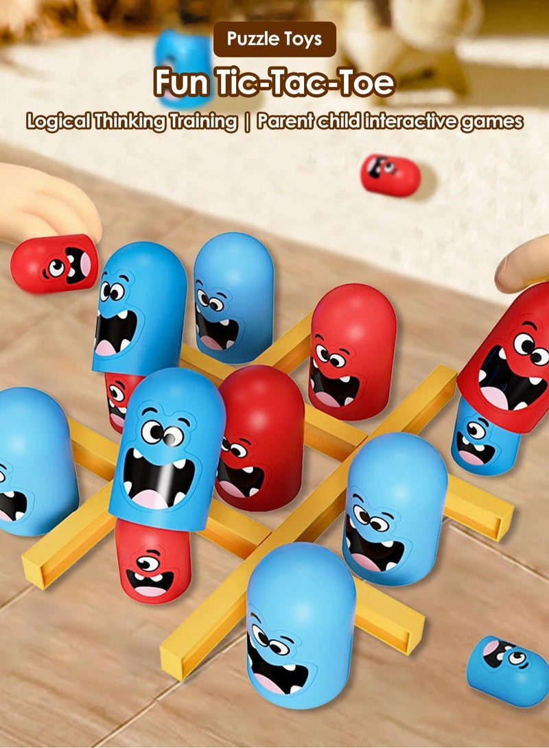 AROAQ Table Board Intelligence Montessori Games Intellectual Gobble Game Three In A Row Children Toys Kids Gifts Fun parent-child game - Image 1