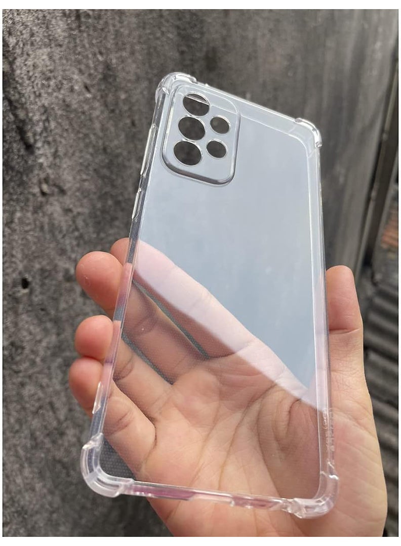 Case Up Samsung Galaxy A13 Clear Case, Shock-Absorption TPU Cell Phone Cover with Reinforced Corners, Soft Flexible & Crystal Clear Protective Bumper Case - Image 2