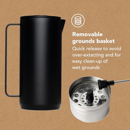 MiiR New Standard French Press - 33oz Insulated French Press Coffee Maker - Image 4
