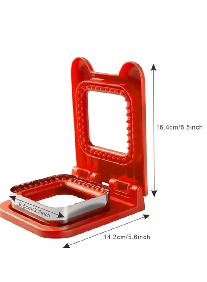 Sandwich Cutter and Sealer DIY Sandwich Maker Cutter Stainless Steel Press Moulder Sandwich Maker Cutters for Child Lunch  - Image 2
