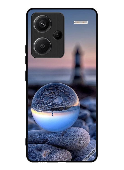 Protective Case Cover For Xiaomi Redmi Note 13 Pro Plus Awesome Photography Of Nature In Round Glass