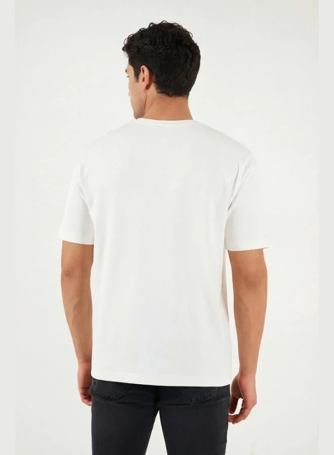 Buratti  Buratti Cotton Crew Neck Short Sleeve T-Shirt Men's T-SHIRT 5904114 for Men | Best Price UAE