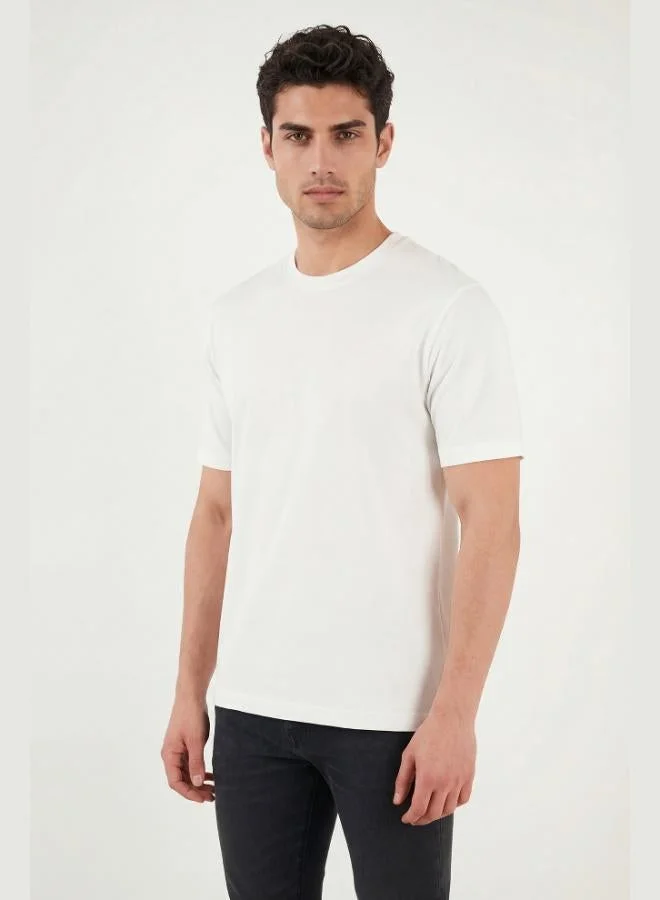Buratti  Buratti Cotton Crew Neck Short Sleeve T-Shirt Men's T-SHIRT 5904114 for Men | Best Price UAE