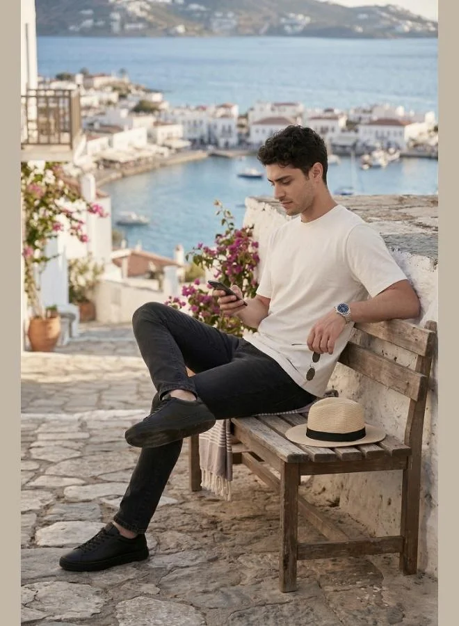 Buratti Buratti Cotton Crew Neck Short Sleeve T-Shirt Men's T-SHIRT 5904114